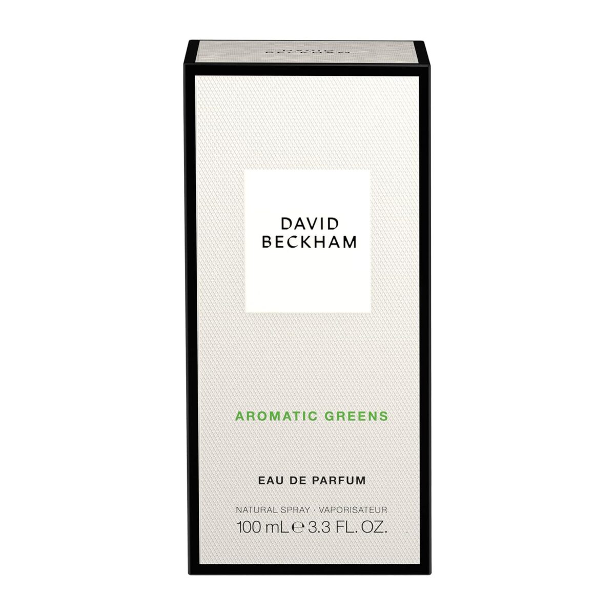 David Beckham Aromatic Greens, Eau de Parfum for him, holzig-grüner Herrenduft, Glasflakon, 100 ml