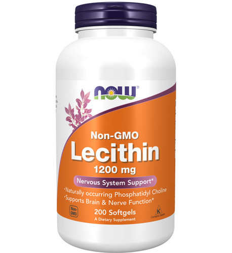 Lecithin 200 Sgels 1200 MG Von Now Foods