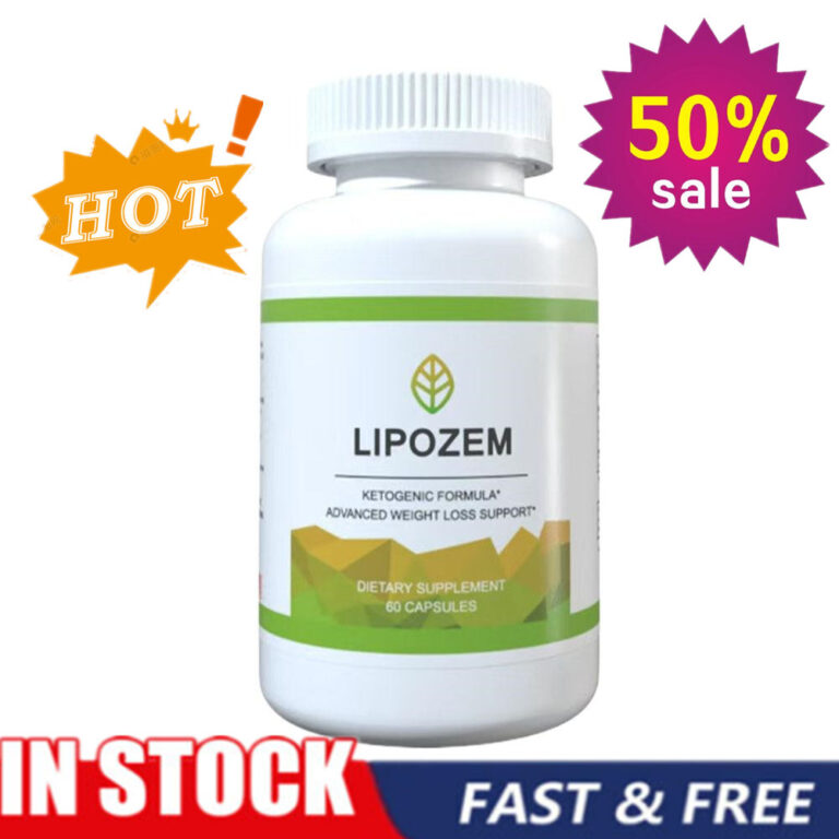 Lipozem Gewichtsverlust und Darmgesundheitsunterstützung Erweiterte HOT 60PCS
