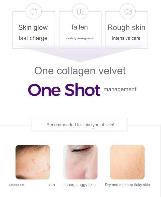 Matricol Collagen Boost Hydration Mask Sheet 3pcs 5pcs - velvet pad